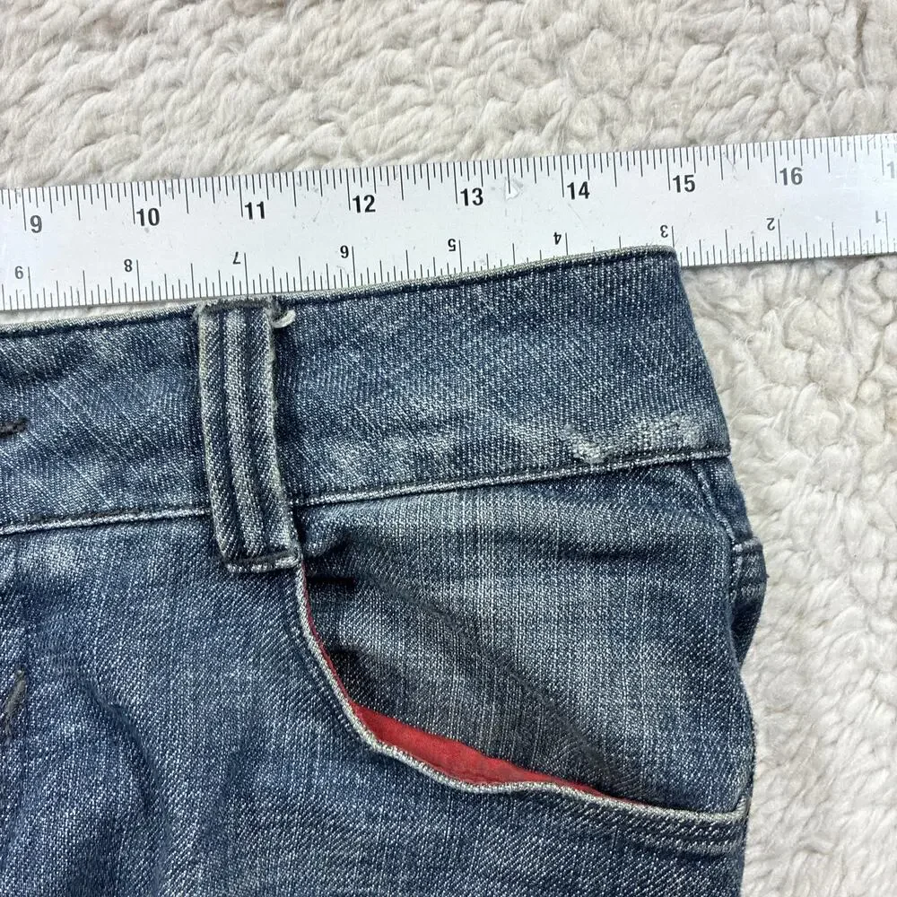 Vintage Sasson Hustle Jeans Womens 4 Straight Leg Low Rise Denim Ooh La La 1980s